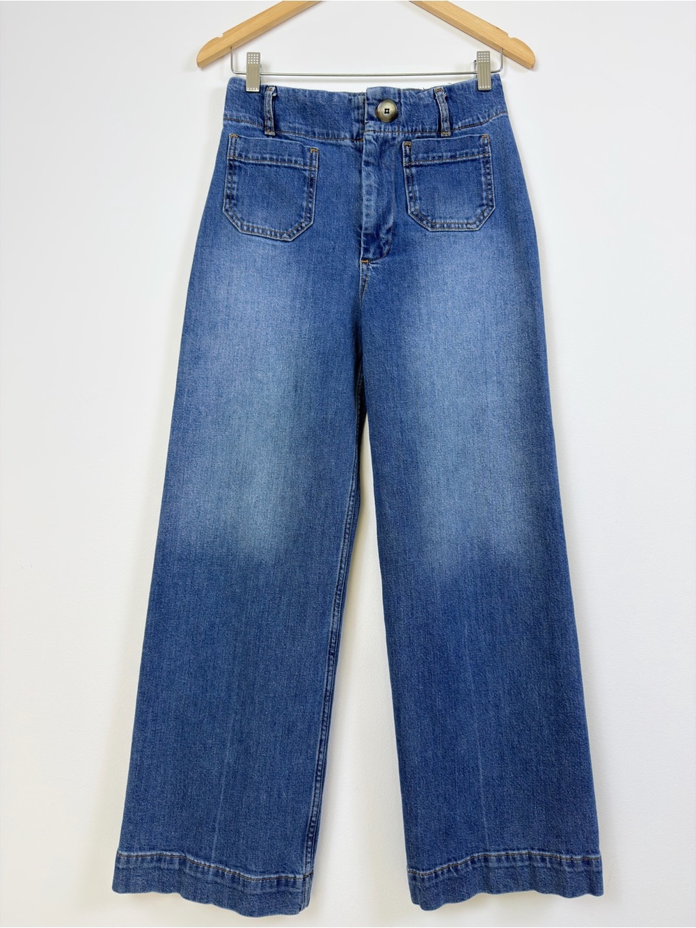 Pilcro Anthropologie High Rise Wide Leg Jeans Women’s